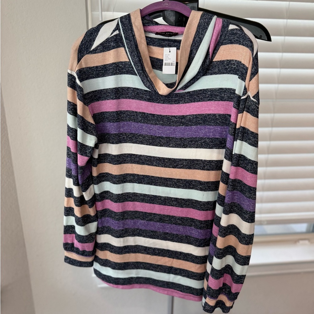 Lane Bryant Multicolor Striped Top